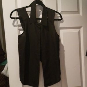 Pacsun sexy top criss cross back